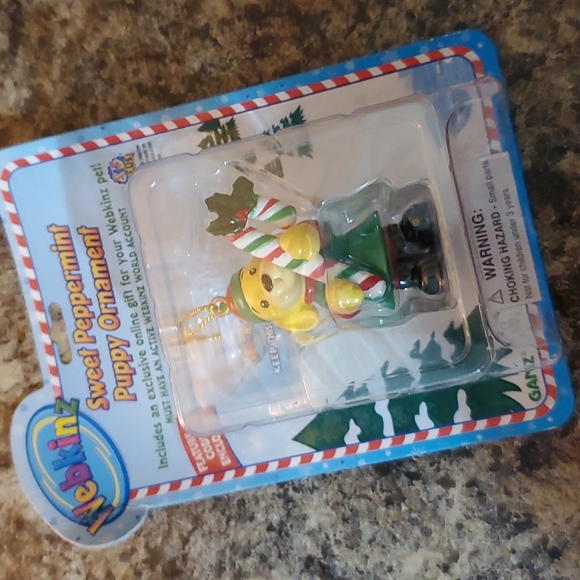 GANZ Other - Webkinz Sweet Peppermint Puppy Ornament